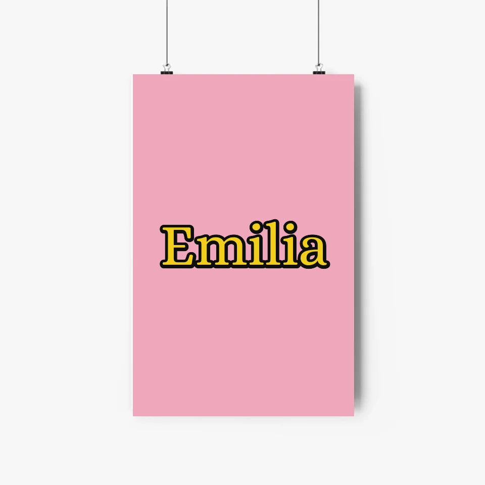 Personalized Poster